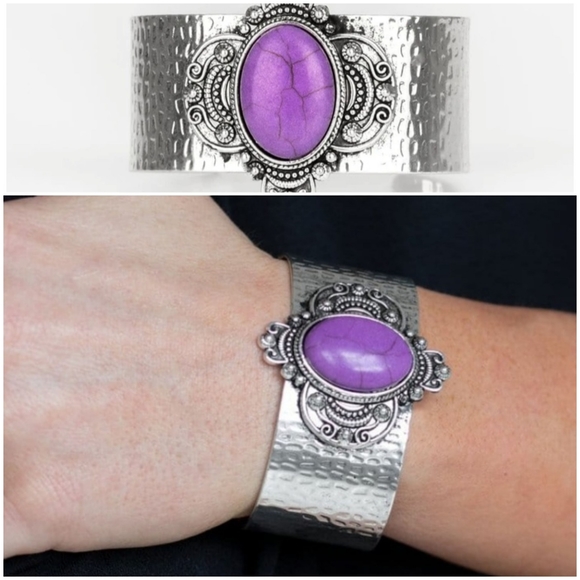 YET I CANYON PURPLE CUFF BRACELET